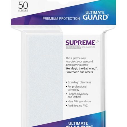 Fundas para cartas Supreme UX (50 Uds) Color Frosted 66x91mm (Pokémon, Magic, etc)